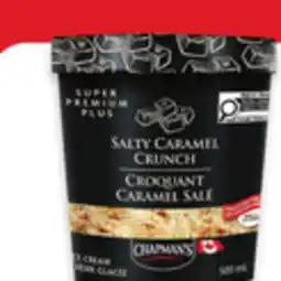 Walmart Chapman's Super Premium Plus frozen tubs offer