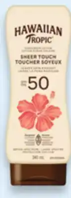 Walmart Hawaiian Tropic sunscreen spray or lotion offer