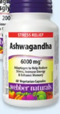 Walmart Webber Naturals magnesium ashwagandha offer