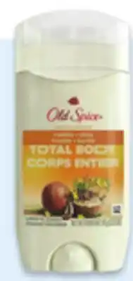 Walmart Old Spice Total Body deodorant offer