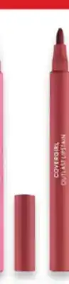 Walmart CoverGirl Outlast lip stain offer