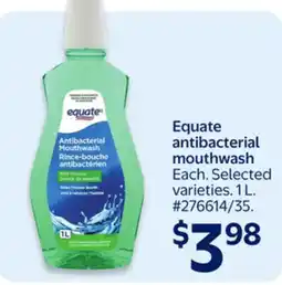 Walmart Equate antibacterial mouthwash offer