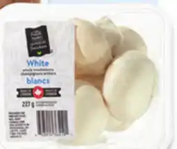Walmart Your Fresh Market whole white mushrooms offer