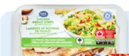 Walmart Great Value fully cooked chicken or beef strips offer