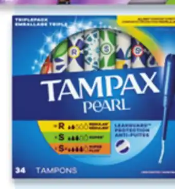 Walmart Tampax tampons offer