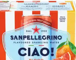 Walmart Sanpellegrino CIAO! flavoured sparkling water offer