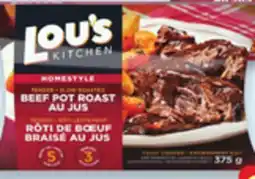 Walmart Lou's Kitchen fully cooked entrees offer