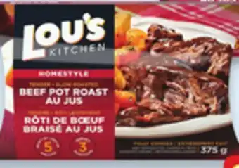 Walmart Lou's Kitchen fully cooked entrees offer