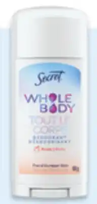 Walmart Secret Whole Body offer