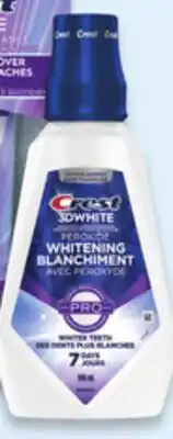 Walmart Crest 3D White Deep Stain Remover Toothpaste 67 ml or whitening rinse 946 ml offer
