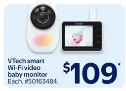 Walmart VTech smart Wi-Fi video baby monitor offer