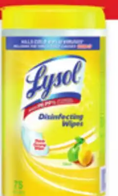Walmart Lysol disinfectant wipes offer