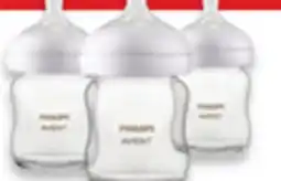 Walmart Philips Avent Natural Response glass baby bottles offer