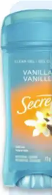Walmart Secret clear antiperspirant and deodorant offer