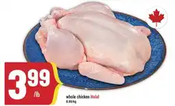 Marché Adonis whole chicken Halal offer