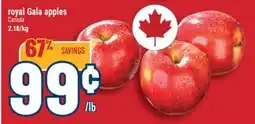 Marché Adonis royal Gala apples offer