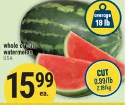 Marché Adonis WHOLE OR CUT WATERMELON offer
