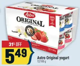 Marché Adonis Astro Original yogurt offer