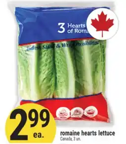 Marché Adonis romaine hearts lettuce offer