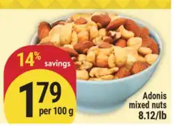 Marché Adonis ADONIS MIXED NUTS offer
