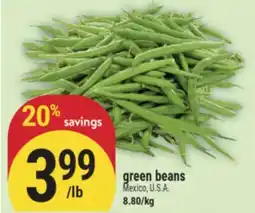 Marché Adonis GREEN BEANS offer