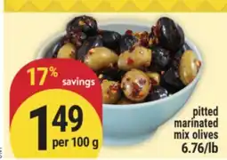 Marché Adonis PITTED MARINATED MIX OLIVES offer