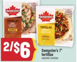 Marché Adonis DEMPSTER'S 7 TORTILLAS offer