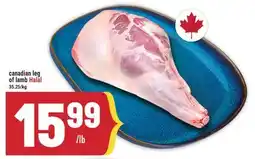 Marché Adonis canadian leg of lamb offer