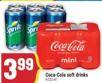 Marché Adonis Coca-Cola soft drinks offer