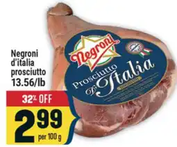 Marché Adonis Negroni d'italia prosciutto offer