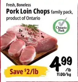 Farm Boy Fresh Boneless Pork Loin Chops offer