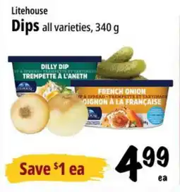 Farm Boy Litehouse Dips offer
