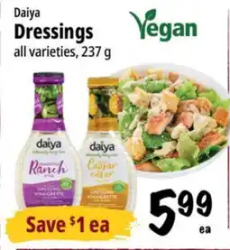Farm Boy Daiya Dressings offer