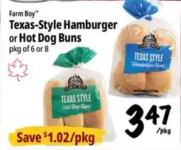 Farm Boy Farm Boy Texas-Style Hamburger or Hot Dog Buns offer