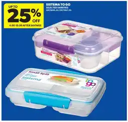 Real Canadian Superstore SISTEMA TO GO offer
