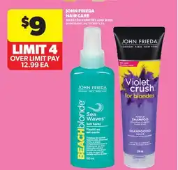 Real Canadian Superstore JOHN FRIEDA HAIR CARE offer