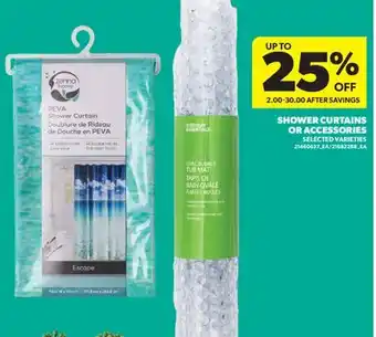 Real Canadian Superstore SHOWER CURTAINS OR ACCESSORIES offer