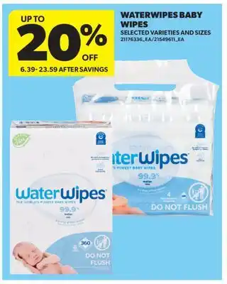 Real Canadian Superstore WATERWIPES BABY WIPES offer