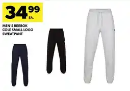 Real Canadian Superstore MEN'S REEBOK COLE SMALL LOGO SWEATPANT offer