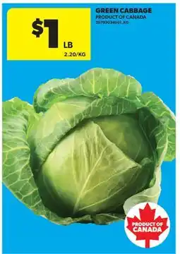Real Canadian Superstore GREEN CABBAGE offer