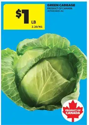 Real Canadian Superstore GREEN CABBAGE offer