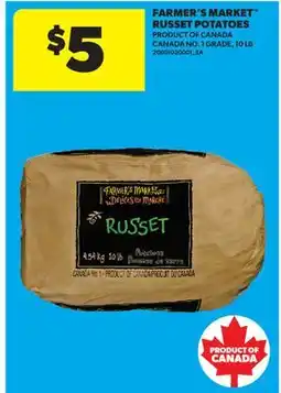 Real Canadian Superstore FARMER'S MARKET RUSSET POTATOES, 10 LB offer