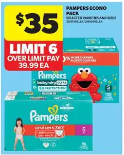 Real Canadian Superstore PAMPERS ECONO PACK offer