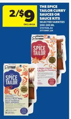 Real Canadian Superstore THE SPICE TAILOR CURRY SAUCES OR SAUCE KITS offer