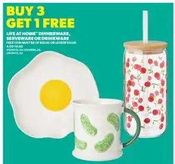 Real Canadian Superstore LIFE AT HOME DINNERWARE, SERVEWARE OR DRINKWARE offer