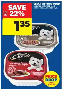 Real Canadian Superstore CESAR WET DOG FOOD offer