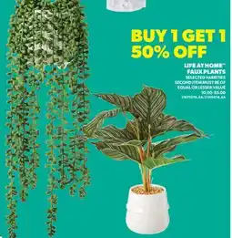 Real Canadian Superstore LIFE AT HOME FAUX PLANTS offer