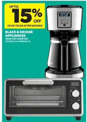 Real Canadian Superstore BLACK & DECKER APPLIANCES offer