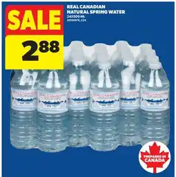 Real Canadian Superstore REAL CANADIAN NATURAL SPRING WATER offer