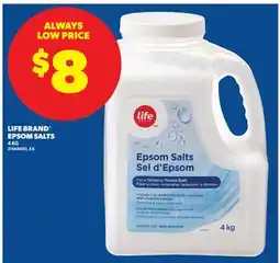 Real Canadian Superstore LIFE BRAND EPSOM SALTS offer